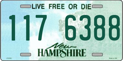 NH license plate 1176388