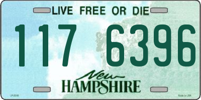 NH license plate 1176396
