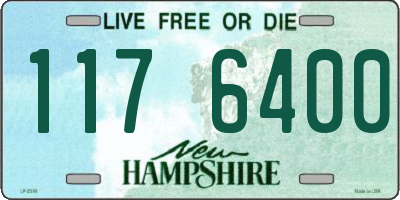 NH license plate 1176400