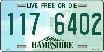 NH license plate 1176402