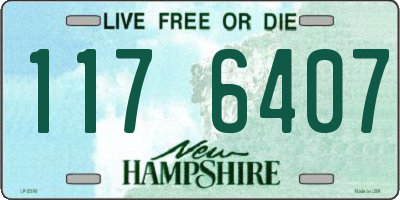 NH license plate 1176407
