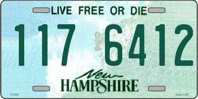 NH license plate 1176412