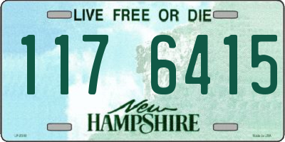 NH license plate 1176415