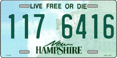 NH license plate 1176416