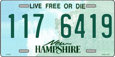 NH license plate 1176419