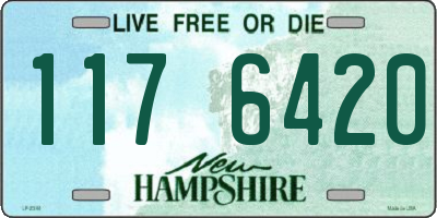 NH license plate 1176420