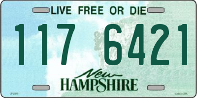 NH license plate 1176421