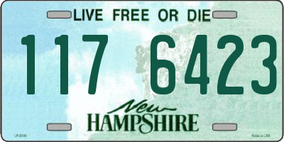 NH license plate 1176423