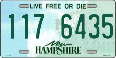NH license plate 1176435