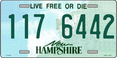 NH license plate 1176442