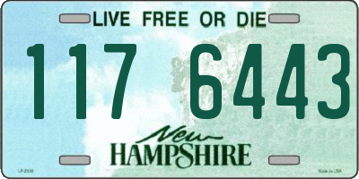 NH license plate 1176443