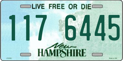 NH license plate 1176445