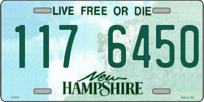 NH license plate 1176450