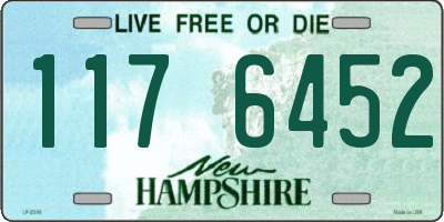 NH license plate 1176452