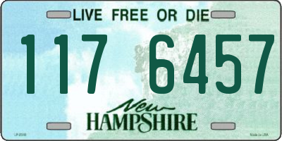 NH license plate 1176457