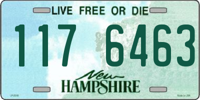 NH license plate 1176463