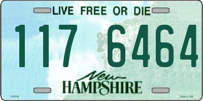 NH license plate 1176464