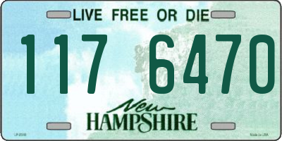 NH license plate 1176470