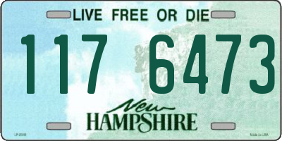 NH license plate 1176473