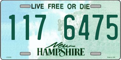 NH license plate 1176475