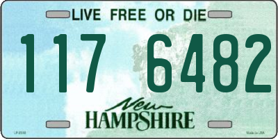 NH license plate 1176482