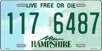 NH license plate 1176487