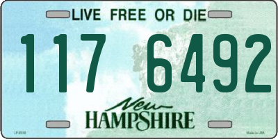NH license plate 1176492