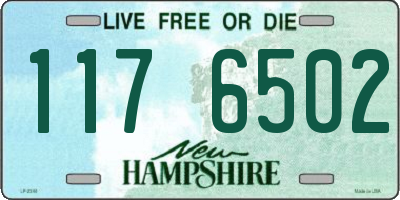NH license plate 1176502
