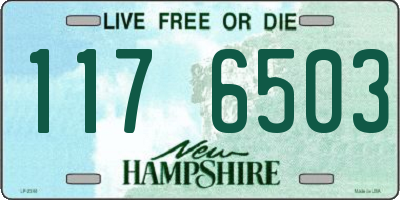 NH license plate 1176503