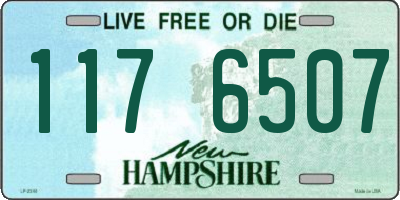 NH license plate 1176507
