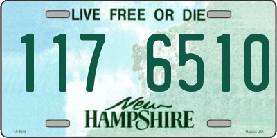 NH license plate 1176510