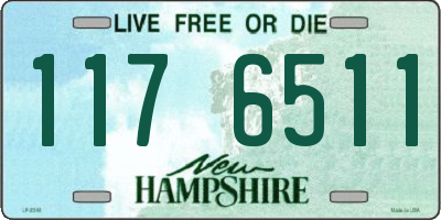 NH license plate 1176511