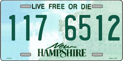 NH license plate 1176512