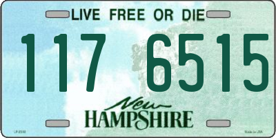 NH license plate 1176515