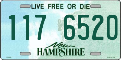 NH license plate 1176520