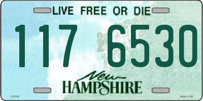 NH license plate 1176530