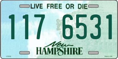 NH license plate 1176531