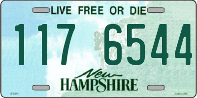 NH license plate 1176544