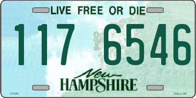 NH license plate 1176546