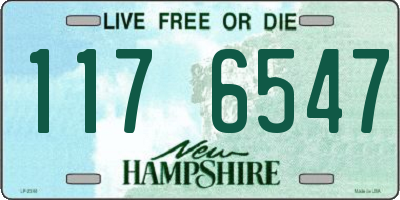 NH license plate 1176547
