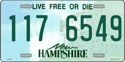 NH license plate 1176549