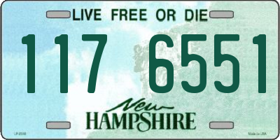 NH license plate 1176551