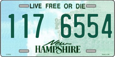 NH license plate 1176554