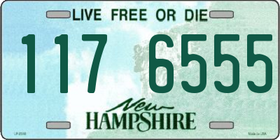NH license plate 1176555