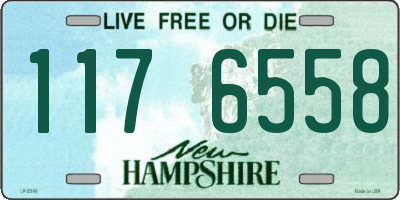 NH license plate 1176558