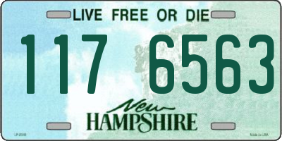 NH license plate 1176563