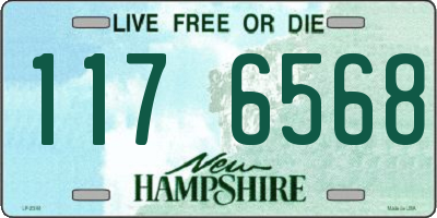 NH license plate 1176568