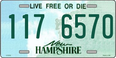 NH license plate 1176570