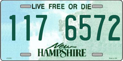 NH license plate 1176572