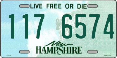 NH license plate 1176574